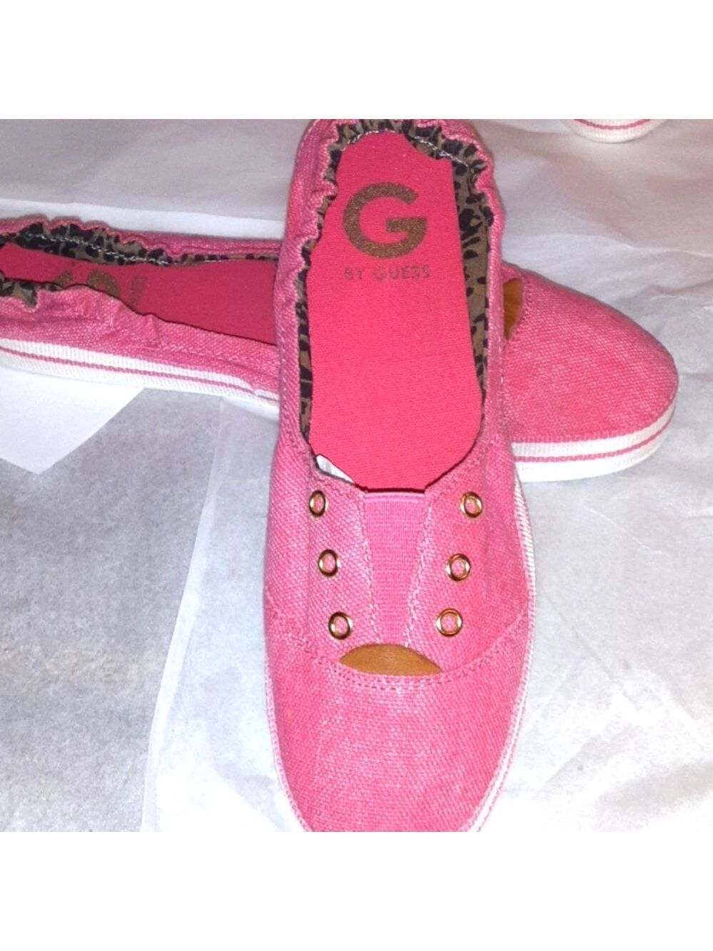 Guess Pink Womens Shoes Casual Sneakers New! 7 1/2 - Picture 4 of 13